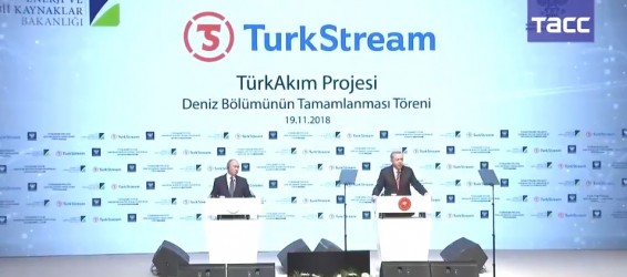LIVE: Владимир Путин и Реджеп Тайип Эрдоган открывают участок газопровода 