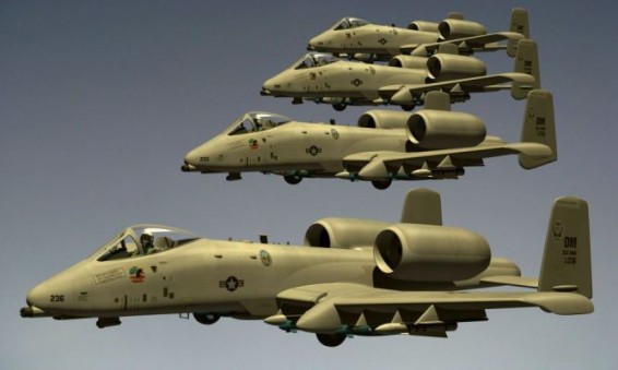 Восемь штурмовиков A-10 ВВС США прибудут в Эстонию