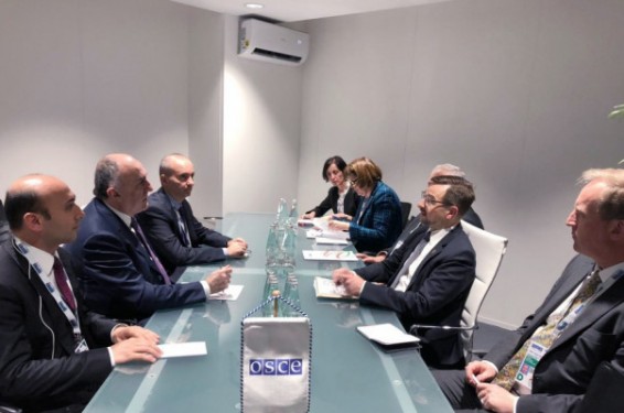 Մամեդյարովը Միլանում ԵԱՀԿ գլխավոր քարտուղարի հետ քննարկել է արցախյան հիմնախնդրի շուրջ իրավիճակը