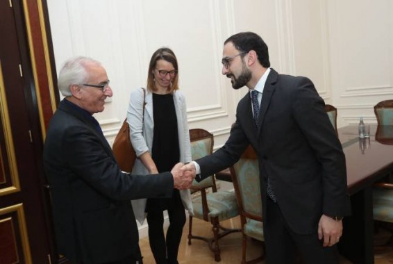 Տիգրան Ավինյանն ընդունեց Զորյան ինստիտուտի նախագահին