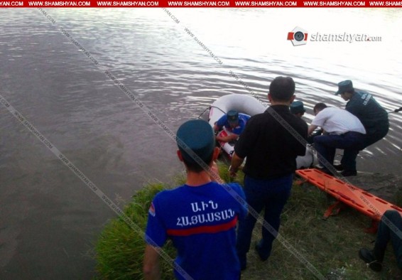 Photo. Շիրակի մարզի Վահրամաբերդի լճից ջրասուզակը դուրս է բերել 21-ամյա երիտասարդի դի