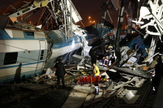 Անկարայում արագընթաց գնացքի վթարման գործով 3 մարդ է ձերբակալվել