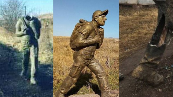 В Армении неизвестные оставили без головы памятник Николу Пашиняну, Полиция в курсе