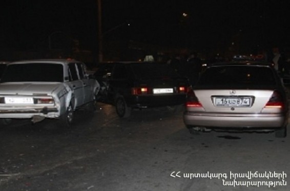 Երևանի Մելքումովի փողոցում ավտոմեքենաներ են բախվել. տուժածները հոսպիտալացվել են