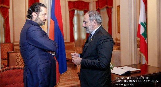 Пашинян достиг договоренности с премьером Ливана