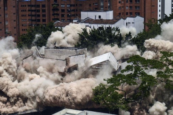 Կոլումբիայում ապամոնտաժել են թմրաբարոն Պաբլո Էսկոբարի տունը