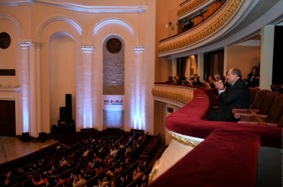 Նախագահ Սարգսյանը ներկա է գտնվել դաշնակահար Սվետլանա Նավասարդյանի համերգին