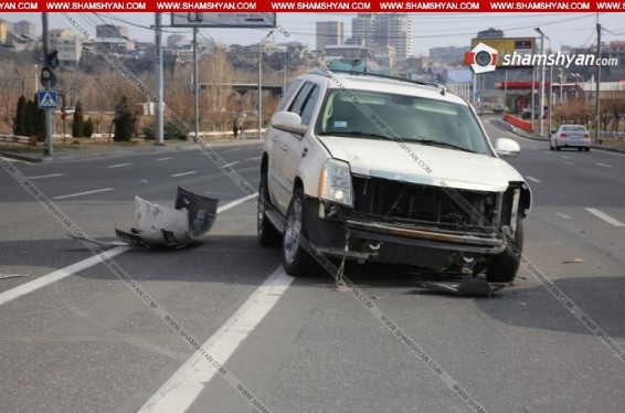 Դավիթաշենի եկեղեցու դիմաց բախվել են 31–ամյա վարորդի Cadillac-ն ու 27–ամյա վարորդի Mercedes-ը, վարորդները մեղադրում են միմյանց. shamshyan.com