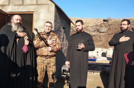 Տեր Աբել քահանա Քարտաշյանը կատարել է ոստիկանության զորքերի ծառայողների կառուցած մատուռի օրհնության կարգը