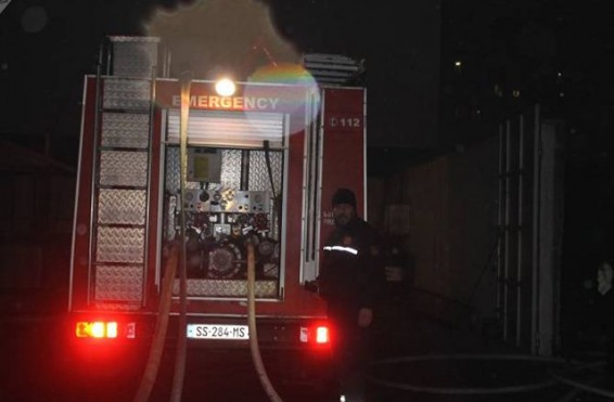 Խոշոր հրդեհ Թբիլիսիի պահեստներից մեկում