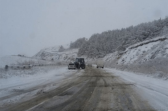 Վարդենյաց լեռնանցքը ծանրաքաշ և կցորդիչով մեքենաների համար փակ է