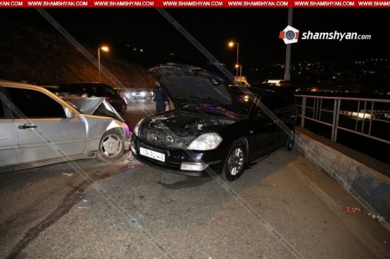 Երևանում բախվել են Nissan-ն ու Mercedes-ը. կա տուժած