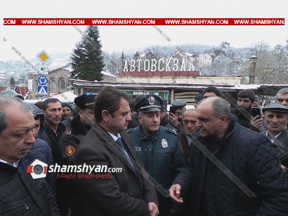 Дилижан парализован: проходит акция протеста