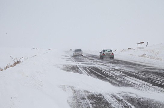 Սևանի թերակղզուց դեպի Ծովագյուղ տանող ճանապարհահատվածում բուք է