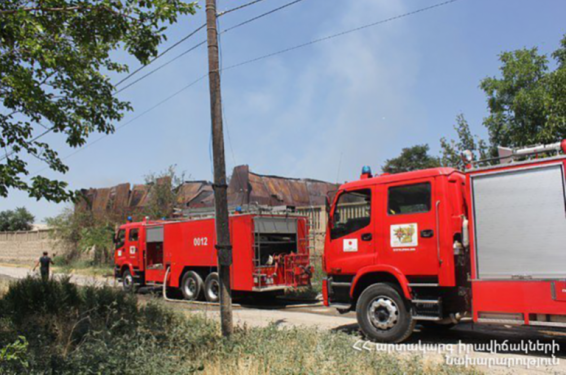 Հրդեհ Նոյեմբերյանում. դեպքի վայր է մեկնել 2 մարտական հաշվարկ