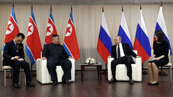 Путин и Ким Чен Ын обсуждают возобновление переговоров по Корее
