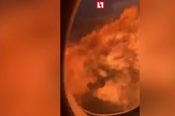 Video. «Շերեմետևո» օդանավակայանում այրված ինքնաթիռի ուղևորը տեսանկարել է օդանավում տիրող խուճապը