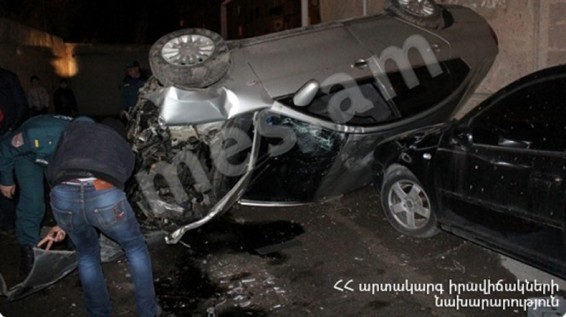 Սարալանջի պողոտայում ՃՏՊ-ի հետևանքով տուժածներ կան