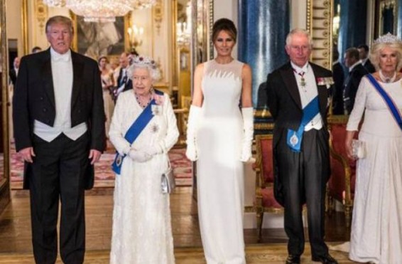 Թրամփը թագուհու մոտ տրված ճաշկերույթին. «հավերժ բարեկամություն»