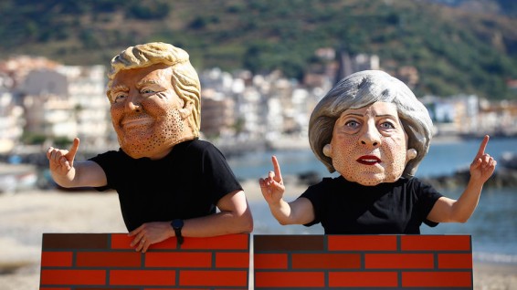 Трамп встретился с Мэй