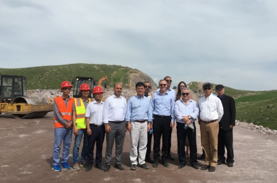 ԱԶԲ փոխնախագահն այցելել է Հյուսիս-հարավ ճանապարհային միջանցքի Տրանշ-2 և Տրանշ-3 տեղամասեր