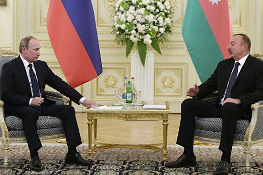 Ալիևը շնորհակալ է Պուտինին ԼՂ խնդրի կարգավորման գործընթացին անձամբ ակտիվորեն մասնակցելու համար