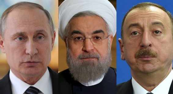 Բաքվում կայացած եռակողմ հանդիպմանը Պուտինը, Ռոհանին և Ալիևը հռչակագիր են ընդունել