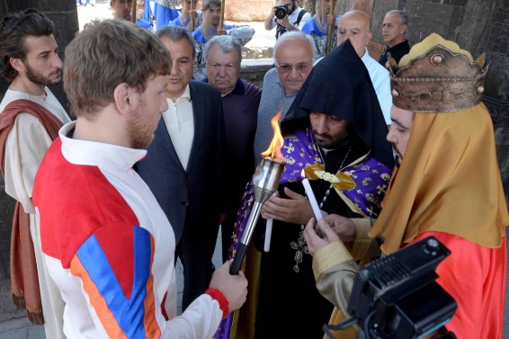 Համահայկական 7-րդ խաղերի երկրորդ ջահը վառվեց Խոր Վիրապում