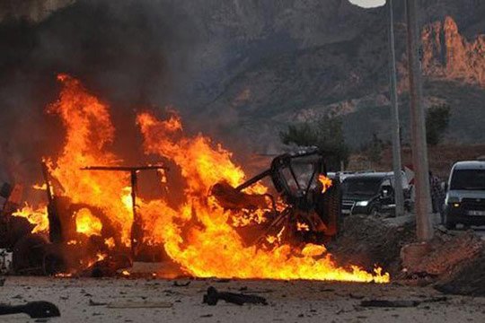 PKK-ի զինյալները Թուրքիայում ռազմական փոխադրամիջոց են պայթեցրել. կա 5 վիրավոր