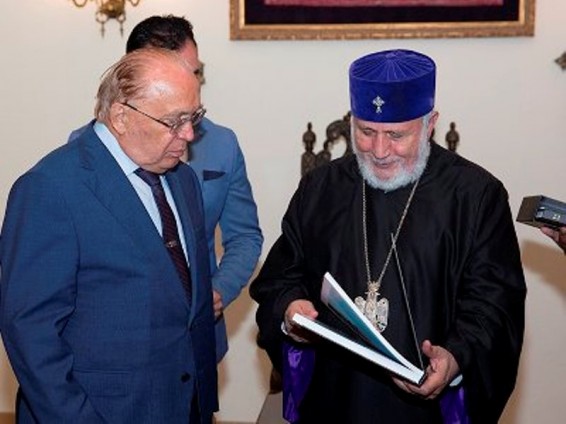 Գարեգին Բ-ն ընդունել է Մոսկվայի պետհամալսարանի ռեկտորին