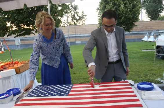 Ամերիկայի Միացյալ Նահանգները տոնում է Անկախության օրը, միջոցառում ԱՄՆ դեսպանատանը