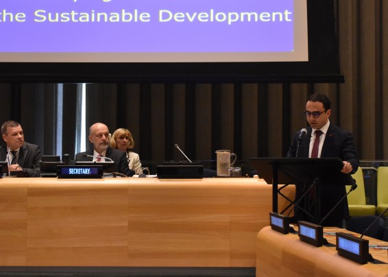 Տիգրան Ավինյանը ելույթ է ունեցել ՄԱԿ-ի Կայուն զարգացման հարցերով բարձր մակարդակի քաղաքական ֆորումում