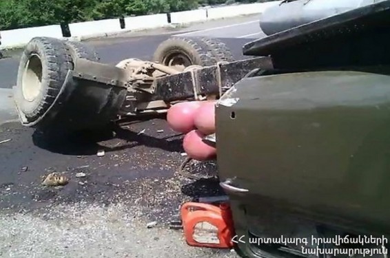 Ալավերդիում դիզվառելիք տեղափոխող բեռնատարի վթարից տուժածների վիճակը գնահատվում է բավարար