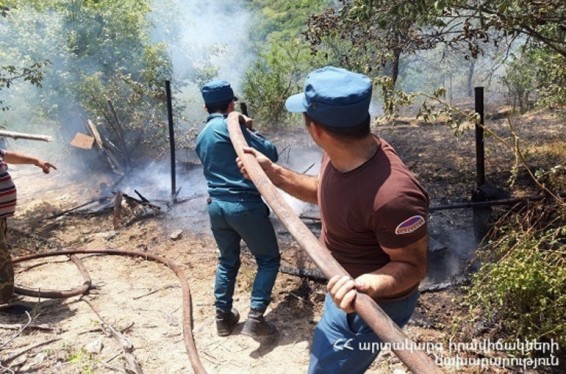 Հրշեջ-փրկարարները մարել են շուրջ 66.36 հա խոտածածկ տարածքներում բռնկված հրդեհները