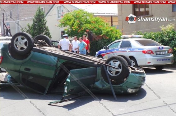 Երևանում միմյանց են բախվել Opel-ն ու Mercedes-ը. կա տուժած