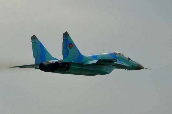 Կասպից ծովն ընկած Ադրբեջանի ռազմաօդային ուժերի ՄիԳ-29 կործանիչը հայտնաբերվել է