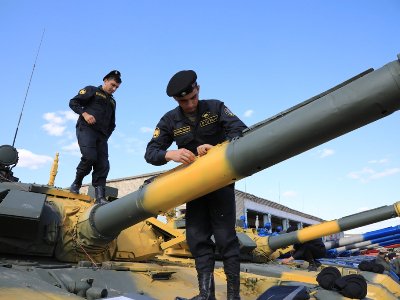 Հայաստանի ԶՈՒ տանկիստները Մոսկվայում մասնակցում են «Տանկային բիաթլոնին»