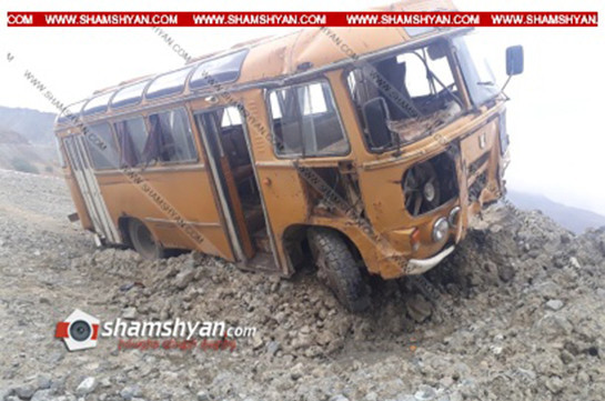 Սոթքի ոսկու հանքավայրի տարածքում ուղևորն ընկել է ավտոբուսից և տեղում մահացել