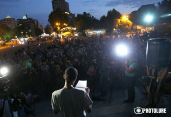 Երևանի Ազատության հրապարակում մեկնարկել է հանրահավաք-համերգ