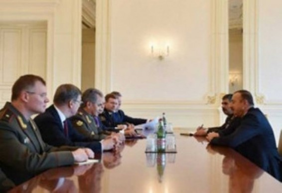 Բաքվում տեղի է ունեցել Սերգեյ Շոյգուի և Իլհամ Ալիևի հանդիպումը