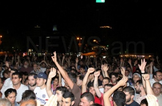 Ազատության հրապարակում ավարտվեց համերգը