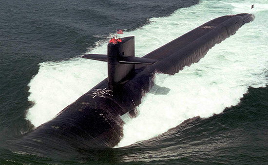 Атомная подлодка ВМС США столкнулась с кораблем снабжения