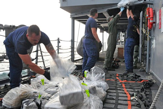 Բրիտանիայի ափերին կալանել են նավ՝ մեկ տոննա կոկաինով