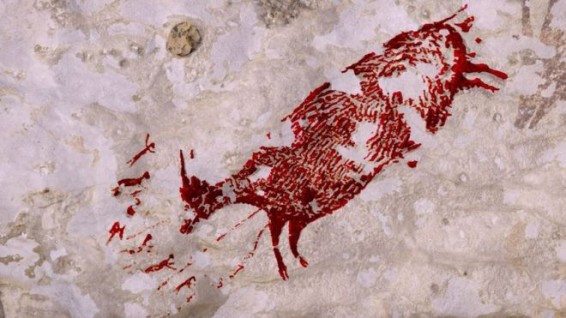 В пещере в Индонезии нашли самый древний рисунок сцены охоты. Ему больше 40 тыс. лет