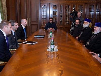 Գարեգին Բ-ն ընդունել է Վաշինգտոնի Սուրբ Գրքի թանգարանի պատվիրակությանը
