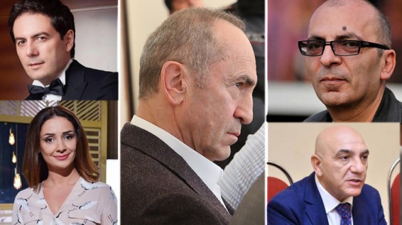 Айко, Луиза Гамбарян, Артур Григорян и другие деятели культуры Армении призвали освободить из-под стражи Роберта Кочаряна