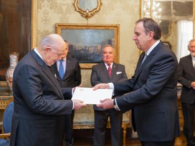 Դեսպան Նազարյանն իր հավատարմագրերն է հանձնել Մալթայի Ինքնիշխան Ուխտի Արքայազն ու Մեծ Վարպետին