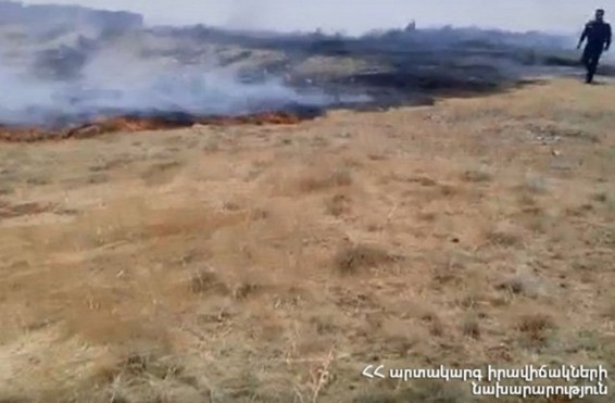 Հրդեհ հայ-վրացական սահմանի մոտ