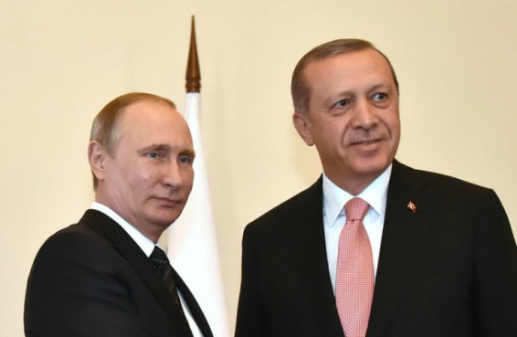 Պուտինն ու Էրդողանը քննարկել են «Եփրատի վահան» գործողությունը