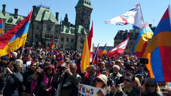 Photo. Կանադայում կայացավ Հայոց ցեղասպանության 101-րդ տարելիցին նվիրված միջոցառումները